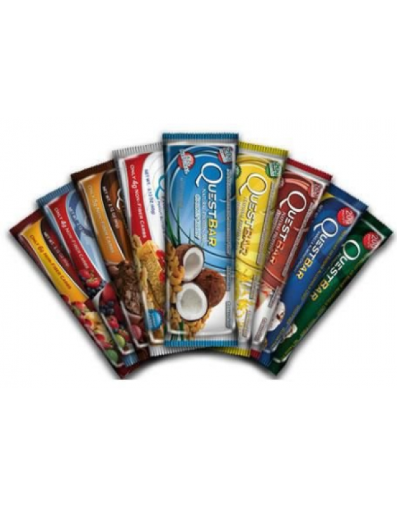 QuestBars Protein Bar - Barra de Proteína (12 unidades)