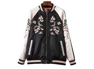BYDI Jaqueta Bomber Dupla Face Floral