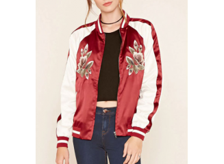 BYDI Jaqueta Bomber Flowers (Cores)