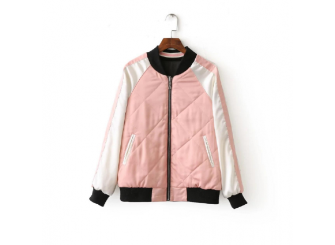 BYDI Jaqueta Bomber Dupla Face Floral