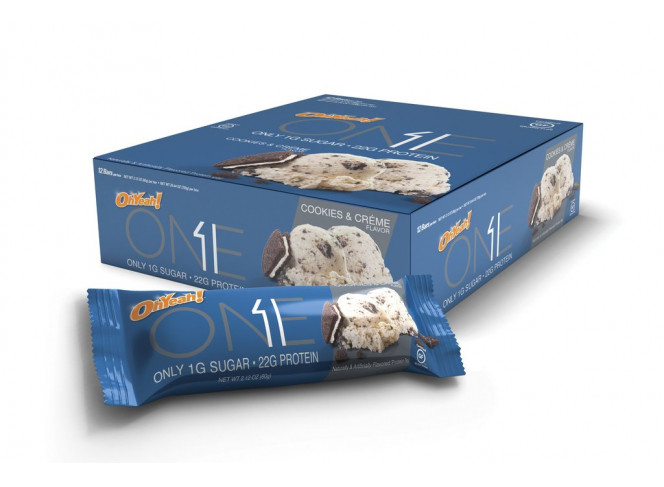 Oh Yeah! ONE Barra Sabor Cookie & Créme (12 unidades) Oh Yeah! ONE Barra Sabor Cookie & Créme (12 unidades)