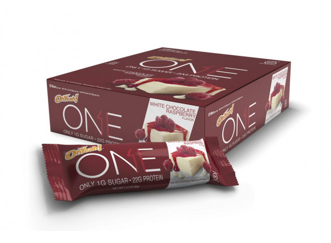ONE Protein Bar - Barra De Proteína - White Chocolate Raspberry (12 unidades)