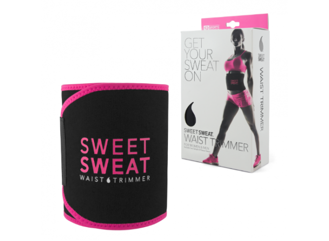 Sports Research Cinta Térmica Abdominal Sweet Sweat Premium Rosa