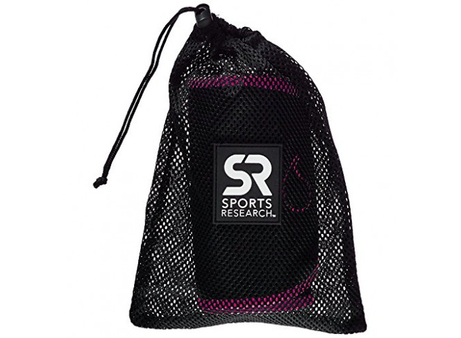 Sports Research Cinta Térmica Abdominal Sweet Sweat Premium Rosa