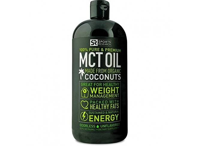 Sports Research Premium MCT Oil Derived Only From Organic Coconuts