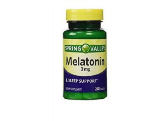 Spring Valley Suplemento de Melatonina 3mg (240 Cápsulas)	