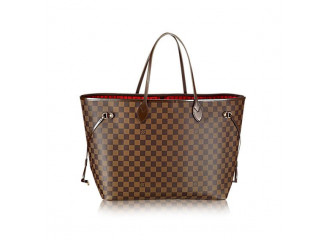 Louis Vuitton Bolsa Tote Canvas Neverfull Monogram Inspired