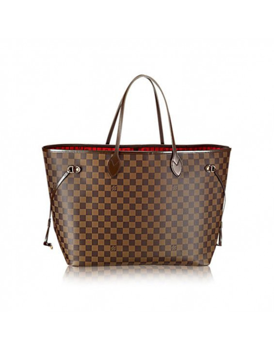 Louis Vuitton Bolsa Tote Canvas Neverfull Monogram Inspired