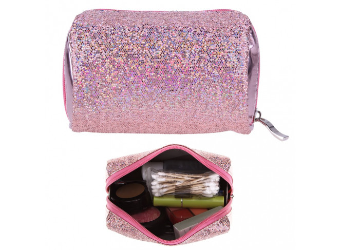 BYDI Necessaire Bolsa de Maquiagem Glitter