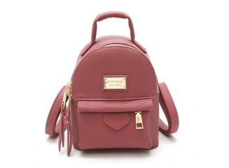 BYDI Mini Mochila de Couro (Cores)