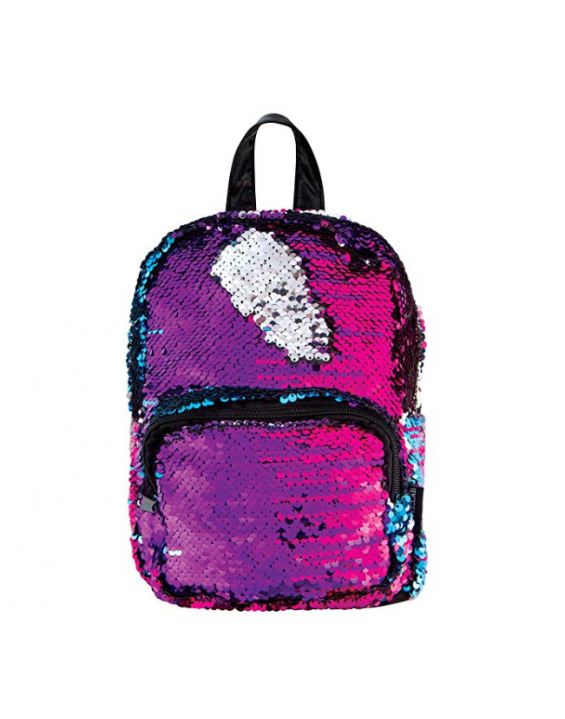 BYDI Mini Mochila de Paetês Flip Multicolorida BYDI Mini Mochila de Paetês Flip Multicolorida