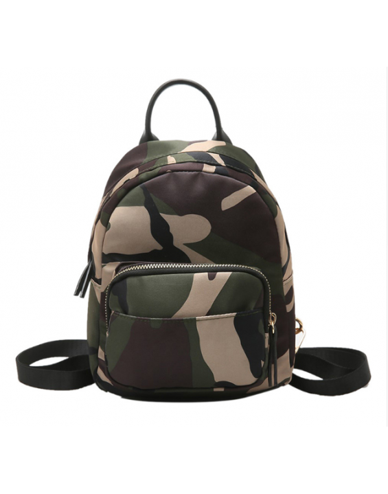 BYDI Mini Mochila de Nylon Camo Camuflada Impermeável BYDI Mini Mochila de Nylon Camo Camuflada Impermeável
