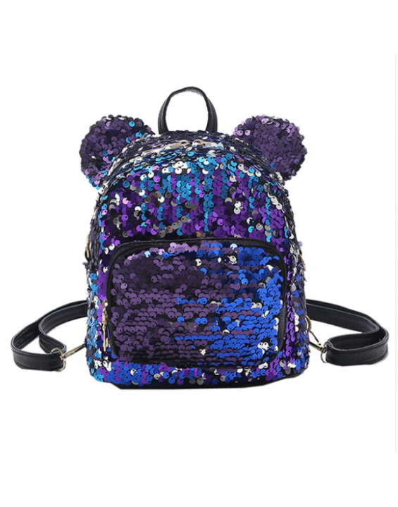 BYDI Mini Mochila de Paetês com Orelhinhas BYDI Mini Mochila de Paetês com Orelhinhas