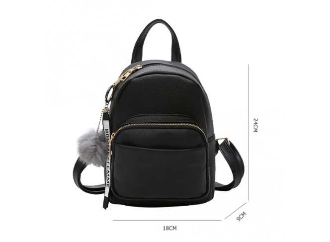 BYDI Mini Mochila de Couro (Cores)