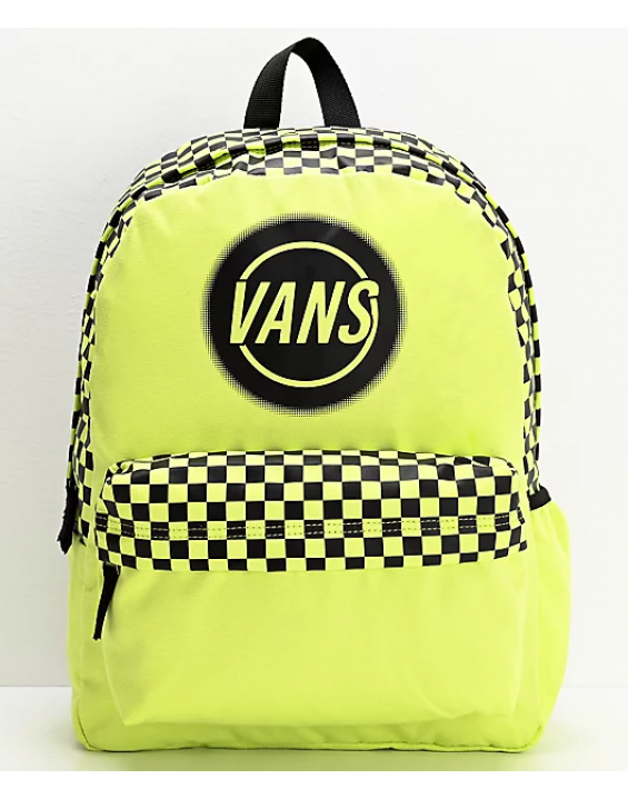 Vans Mochila Realm Checkered Neon