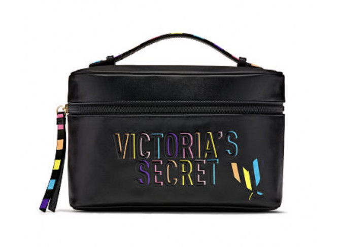Victoria's Secret Kit Necessaire Para Viagem Rainbow Black