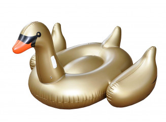 Sunnylife Bóia Inflável Cisne Dourado