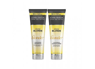 John Freida Kit Shampoo e Condicionador Sheer Blonde Go Blonder para Loiras