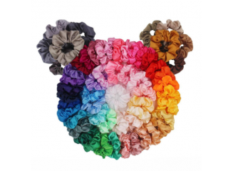 Scrunchies Prendedor De Cabelo Elástico Satin (Cores)