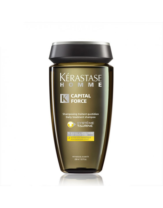 Kérastase Homme Shampoo Anti-Queda Capital Force Bain Energizante 250ml