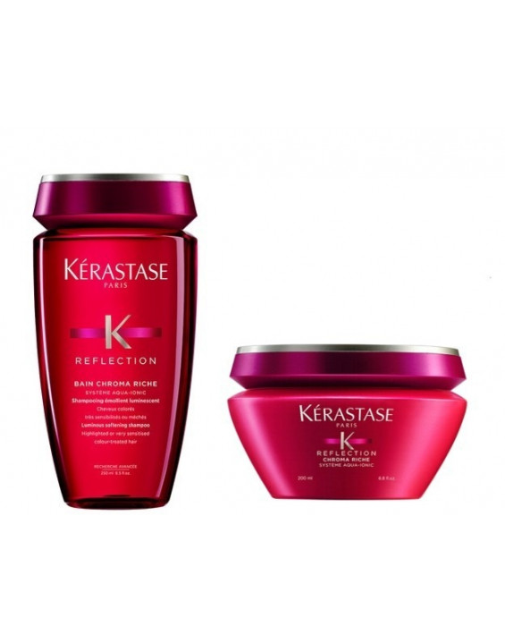 Kerastase Reflection Kit Chroma Riche Shampoo 250ml + Máscara 200ml