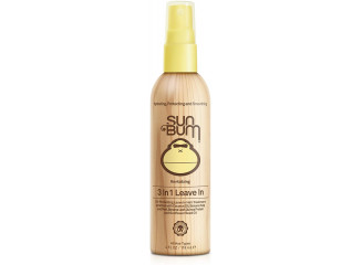 Sun Bum Spray Leave-in 3-in-1 Vegano com Proteção UV