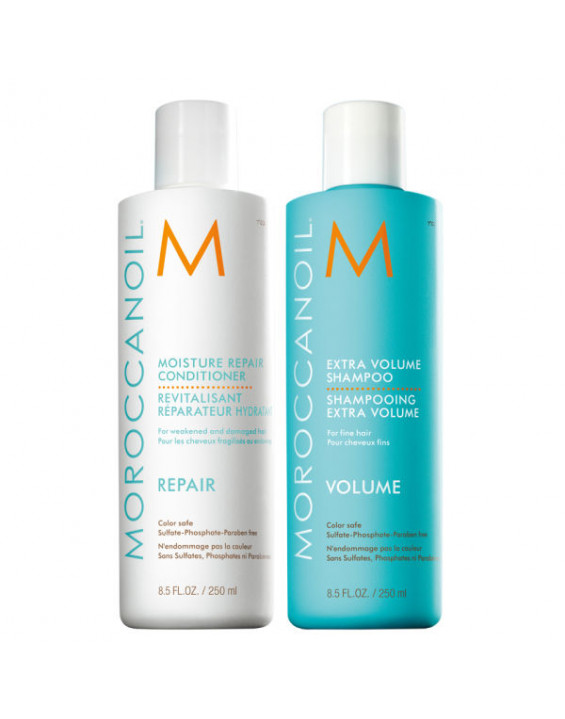 MoroccanOil Kit Shampoo 250ml + Condicionador 250ml Extra Volume MoroccanOil Kit Shampoo 250ml + Condicionador 250ml Extra Volume
