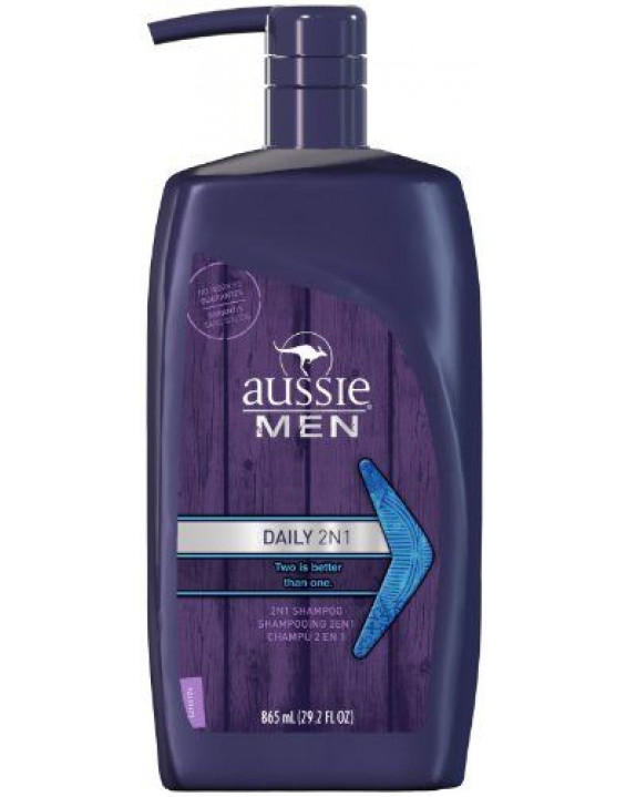 Aussie MEN Daily Clean 2 em 1 Shampoo + Condicionador 865ml