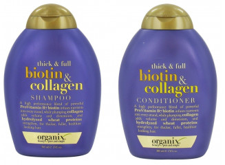 Organix Thick and Full Biotin and Collagen Shampoo and Conditioner