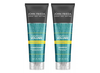 John Freida Kit Shampoo e Condicionador Luxurious Volume para Cabelos Finos