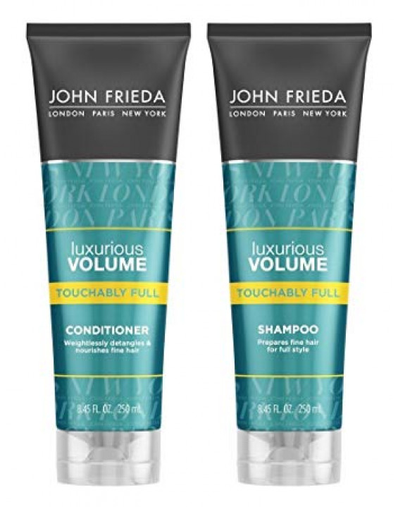 John Freida Kit Shampoo e Condicionador Luxurious Volume para Cabelos Finos