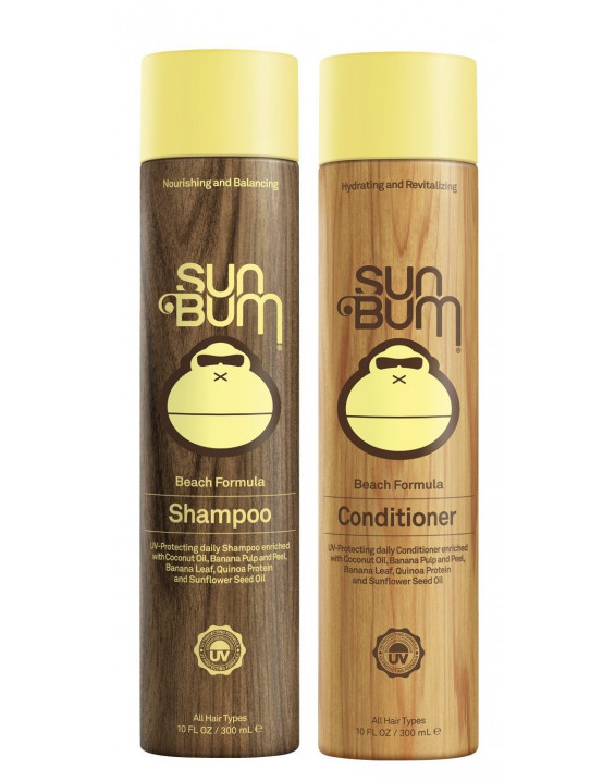 Sun Bum Kit Shampoo e Condicionador Revitalizante 300ml Sun Bum Kit Shampoo e Condicionador Revitalizante 300ml