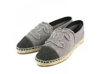 Alpargata Chanel Cinza Chumbo Inspired