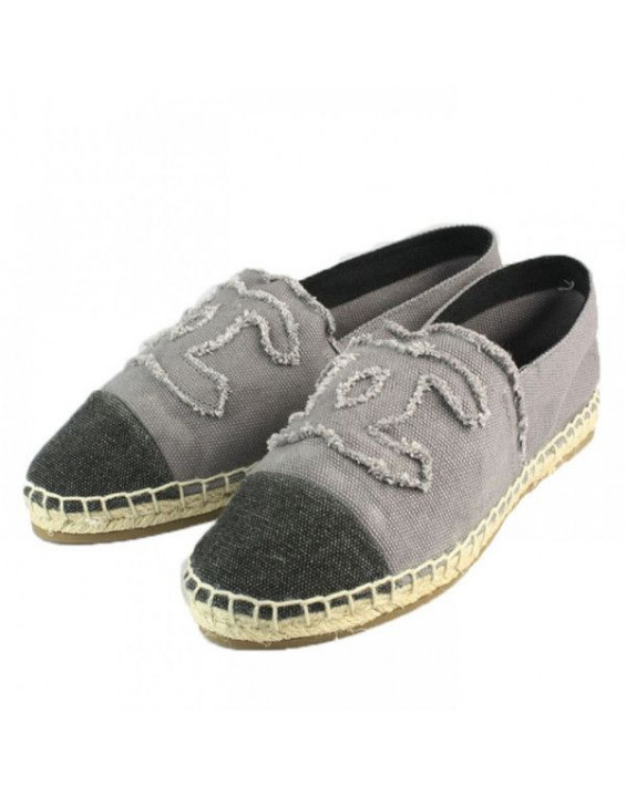 Alpargata Chanel Cinza Chumbo Inspired
