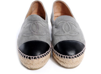 Alpargata Chanel Cinza Chumbo Vevelt Inspired