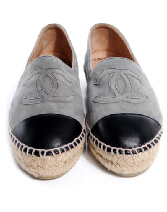 Alpargata Chanel Cinza Chumbo Vevelt Inspired