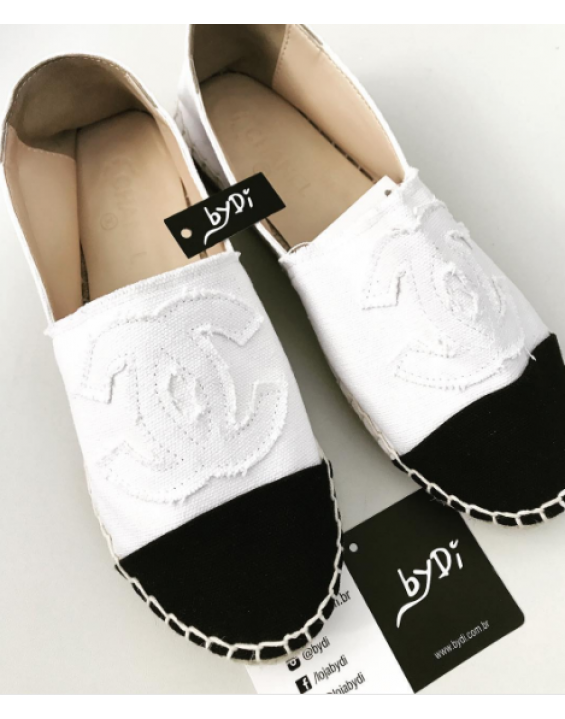 Alpargata Chanel Branca Inspired