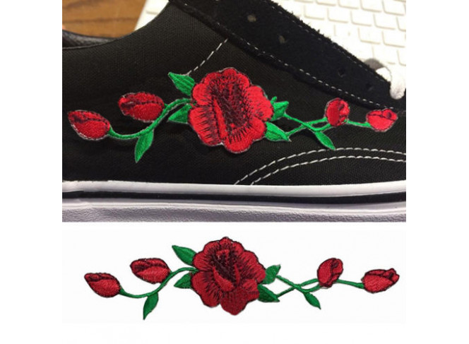 Patch de Rosas para Vans Old Skool Patch de Rosas para Vans Old Skool