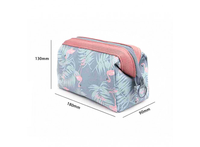 Necessaire Flamingo Organizadora Para Viagens Travel