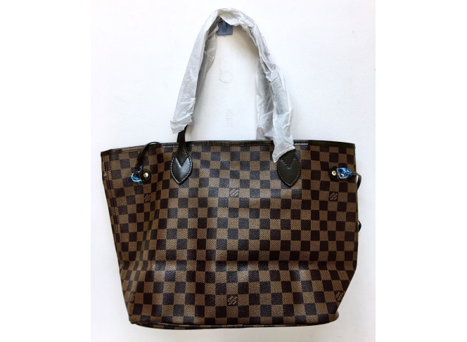 Louis Vuitton Bolsa Tote Canvas Neverfull Monogram Inspired