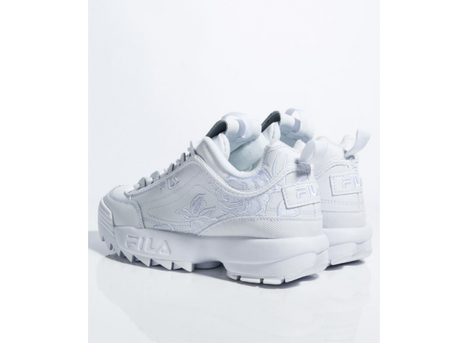 Tênis FILA Disruptor 2 Embroidery Roses Branco Bordado Tênis FILA Disruptor 2 Embroidery Roses Branco Bordado
