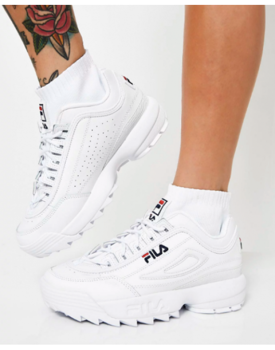 Tênis FILA Disruptor 2 Premium Branco Clássico 