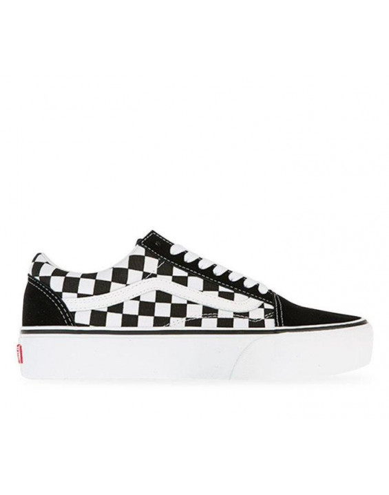 Vans Tênis Old Skool Checkerboard Plataforma