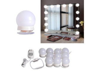 Kit 10 Lampadas de LED para Espelho Estilo Camarim Kit 10 Lampadas de LED para Espelho Estilo Camarim