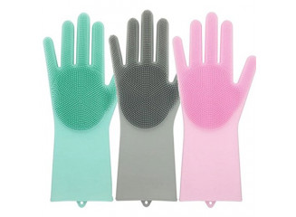 BYDI Luvas Mágicas de Silicone Multiuso (Cores)