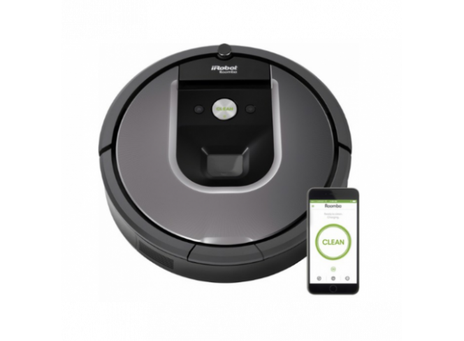 iRobot Robô Aspirador de Pó iRobot Roomba 960 Gray 