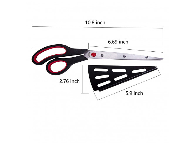 BYDI Tesoura de Pizza com Espátula 