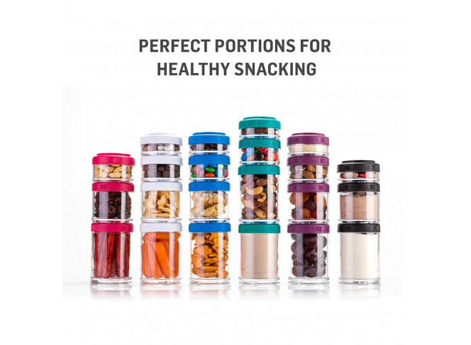 BlenderBottle Kit de Potes GoStak Twist n' Lock 