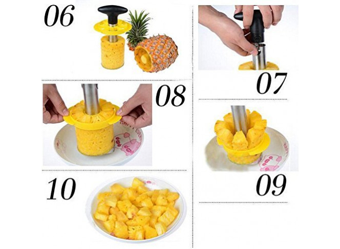BYDI Descascador e Fatiador de Abacaxi Inox