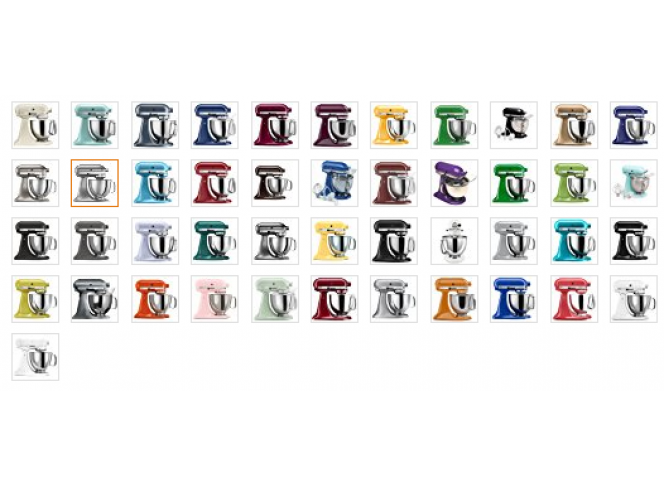 KitchenAid Batedeira Planetária (Cores) KitchenAid Batedeira Planetária (Cores)